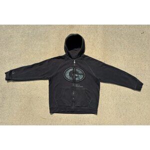 Green Bay Packers Vintage Faded Zip Up Hoodie / Sweater Football NFL